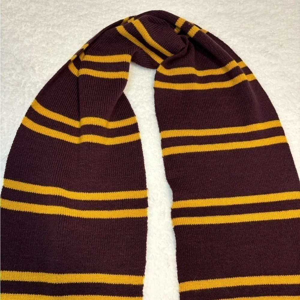 Harry Potter Gryffindor House Stripes Thick Knit Scarf